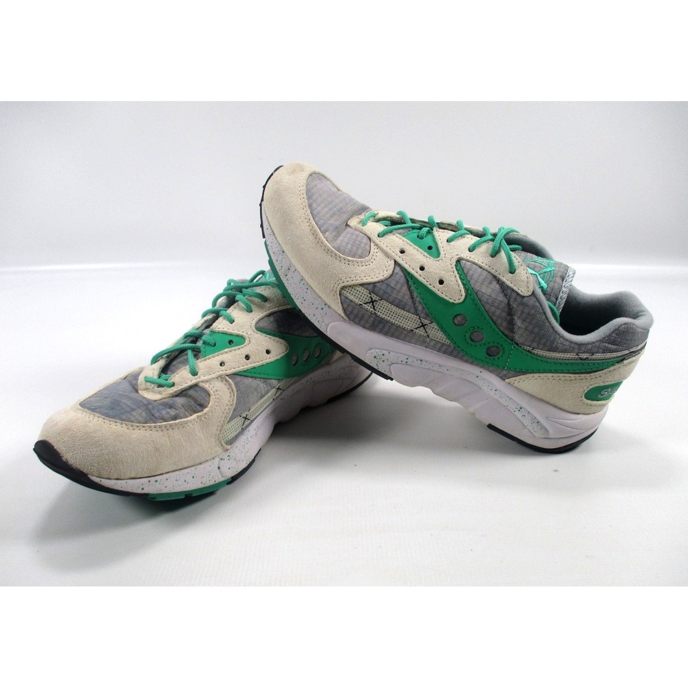 Men's Saucony Aya Tie Dye Green / White Running Walking‎ Shoes Size 8.5